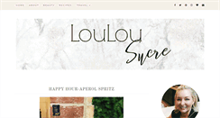 Desktop Screenshot of loulousucre.com