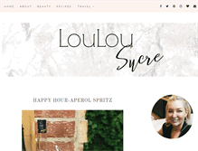 Tablet Screenshot of loulousucre.com